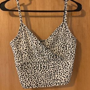 small cheetah print tank top